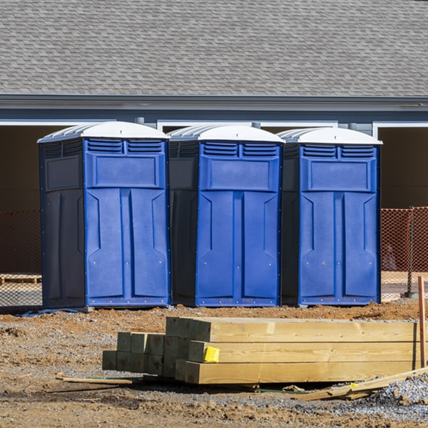 are there any restrictions on where i can place the portable toilets during my rental period in Fetters Hot Springs-Agua Caliente CA